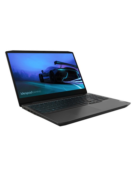 Laptop - Lenovo IdeaPad Gaming 3 AMD R5-5600H-8GB-SSD 512GB-GTX1650-4G-15.6 FHD IPS-Windows 10-BLACK