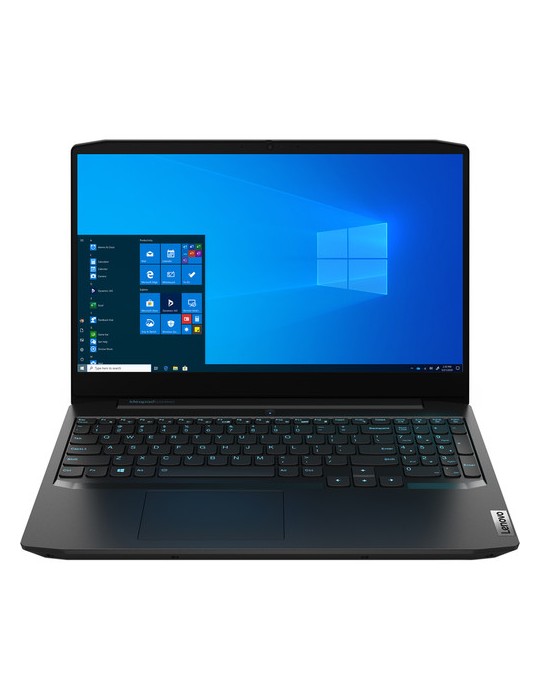  Laptop - Lenovo IdeaPad Gaming 3 AMD R5-5600H-8GB-SSD 512GB-GTX1650-4G-15.6 FHD IPS-Windows 10-BLACK