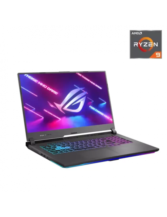  Laptop - ASUS ROG Strix G17 G713QR-SE96 AMD Ryzen 9 5900HX-32GB-SSD 1TB-RTX3070-8GB-17.3 WQHD 165Hz-Win10-Eclipse Grey