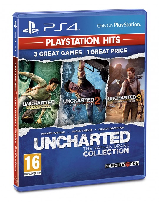  Gaming Accessories - Uncharted Collection HITS PlayStation 4 DVD