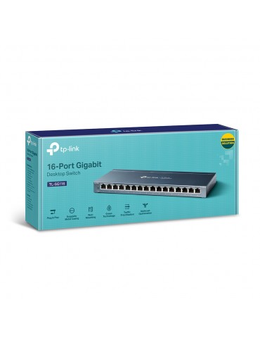 TP-Link Desktop Switch 16 Port Gigabit-TL-SG116