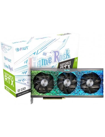 VGA Palit GeForce RTX™ 3070 GAMEROCK 8GB GDDR6 256 bit 3-DP HDMI