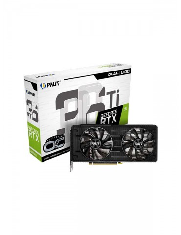 VGA Palit GeForce RTX™ 3060 TI DUAL OC 8GB GDDR6 256 bit 3-DP HDMI