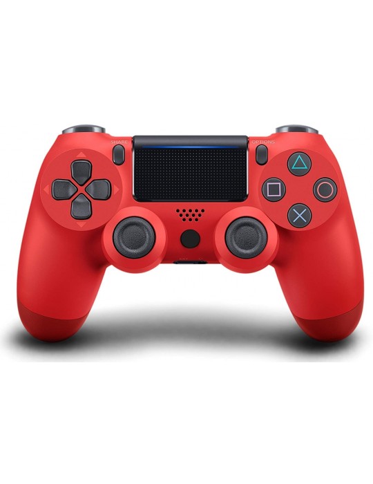  اكسسوارات العاب - DualShock 4 Wireless Controller for PS4-Red-Official Warranty