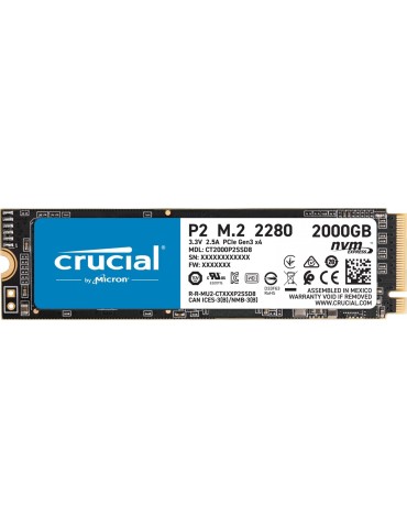 SSD Crucial 2TB M.2 P2 NVMe