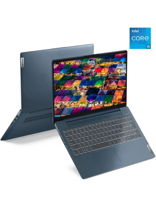  كمبيوتر محمول - Lenovo IdeaPad IP5 Core i5-1135G7-8GB-1TB-256GB SSD-Intel Iris Xe graphics-15.6 FHD-DOS-Abyss Blue