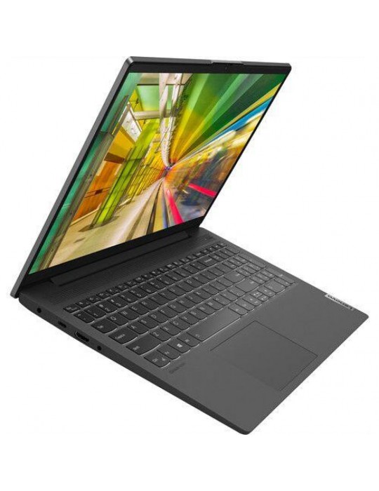  Laptop - Lenovo IdeaPad IP5 Core i5-1135G7-8GB-1TB-256GB SSD-Intel Iris Xe graphics-15.6 FHD-DOS-Graphite Grey