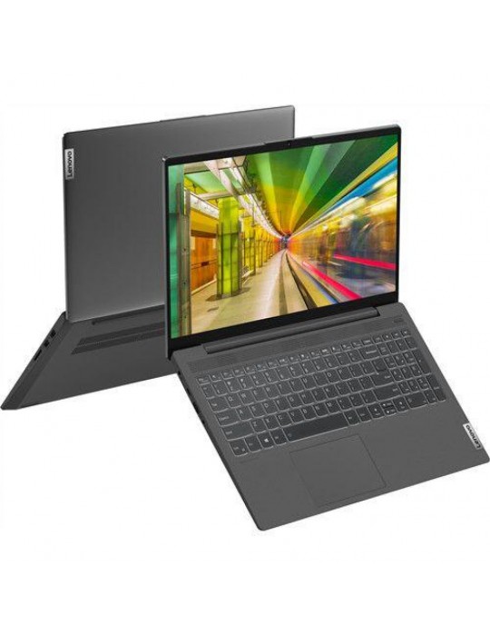  Laptop - Lenovo IdeaPad IP5 Core i5-1135G7-8GB-1TB-256GB SSD-Intel Iris Xe graphics-15.6 FHD-DOS-Graphite Grey