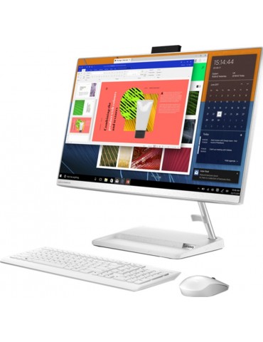 Lenovo IdeaCentre i5 All-in-one 3 24ITL6 i5-1135G7-8GB-SSD 512GB-Intel Iris Xe Graphics-23.8 FHD Touch-Windows10-White