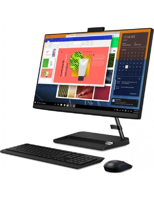  Original PC - Lenovo IdeaCentre All-in-one 3 24ITL6 i5-1135G7-8GB-SSD 512GB-Intel Iris Xe Graphics-23.8 FHD Touch-Windows10-Bla