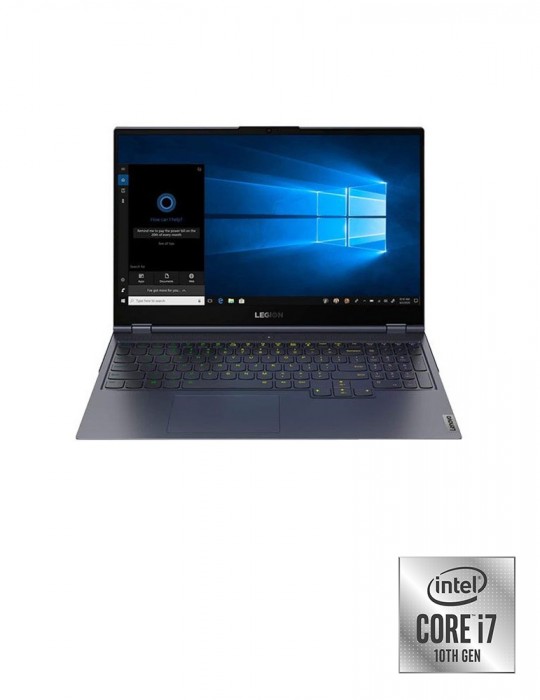  Laptop - Lenovo Legion 7 i7-10870H-32GB-SSD 1TB-RTX2070-8GB Max-Q-15.6 FHD 144Hz-DOS-Slate Grey+Gaming Mouse+AVG