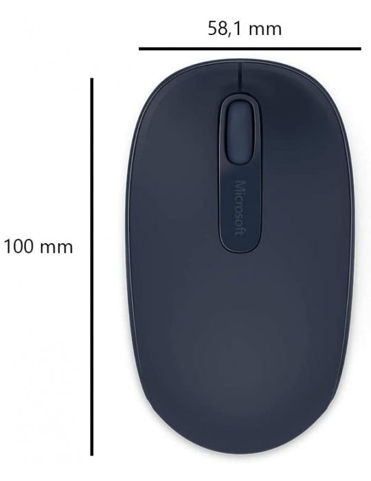  Mouse - Mouse Microsoft Wireless 1850-Blue