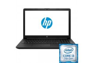 Laptop - HP 15-da0088ne-15.6"HD-Intel Core i3-7100-4GB RAM-1TB HDD-VGA Intel HD Graphics 620–FREE DOS-Black