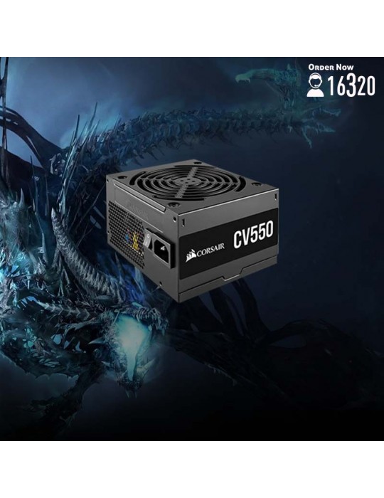  Gaming PC - Bundle AMD R5 5600G-B450M S2H-8G-1TB HDD-CORSAIR Combo SPEC DELTA RGB-PSU CV550 550W