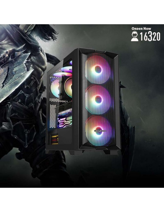  Gaming PC - Bundle AMD Ryzen™ 5 5600G-A520M DS3H-Palit 1660 TI DUAL 6GB-16GB-1TB HDD-ATX H450X-PSU 700W 80+ White