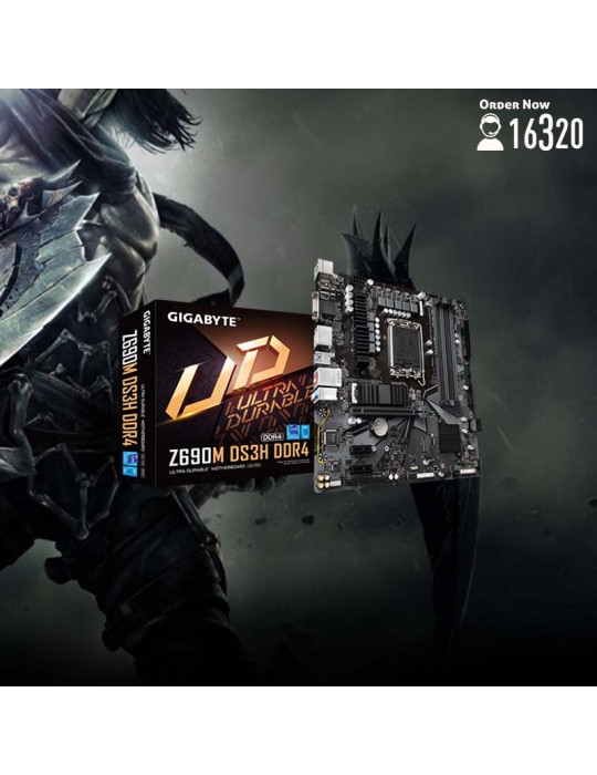  Gaming PC - Bundle Core™ i5-12400F-Z690M DS3H- Palit 3060 TI DUAL OC 8GB-16G-1TB HDD-240 GB SSD-Cooler AORUS ATC800 ABKONCORE 