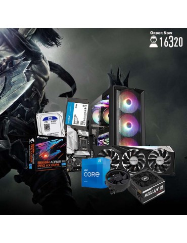 Bundle Core™ i5-12400F-B660M AORUS PRO AX-RTX™ 3070 GAMING OC 8GB-32G-1TB HDD-240 GB SSD-Cooler AORUS ATC800 ABKONCORE ATX H450X