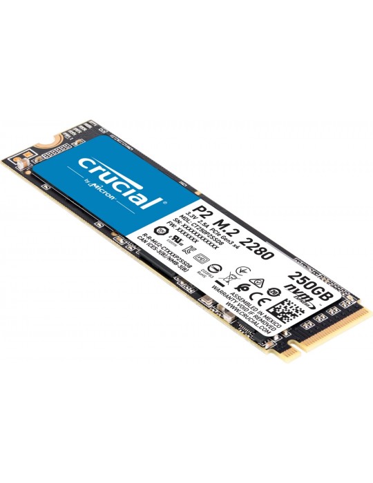  M.2 - SSD Crucial P2 250GB M.2 NVMe