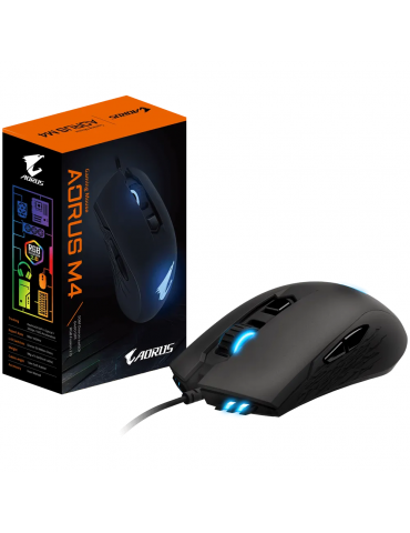 GIGABYTE AORUS M4 Wired Gaming Mouse-Black