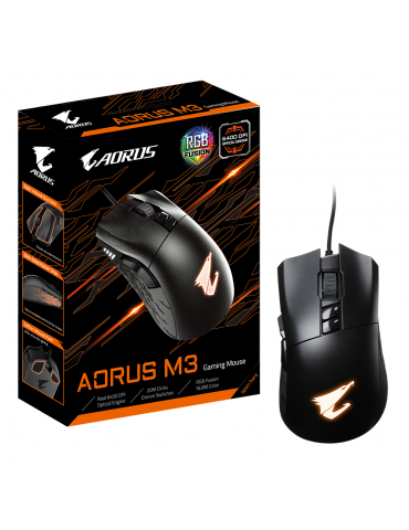 GIGABYTE AORUS M3 Weird Gaming Mouse-Black