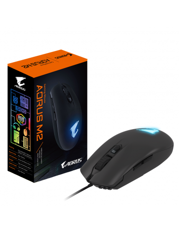 GIGABYTE AORUS M2 Wired Gaming Mouse-Black
