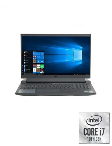 Dell Inspiron G15-N5510 i7-10870H-16GB-SSD 512GB-RTX3050-4GB-15.6 FHD-DOS-Black