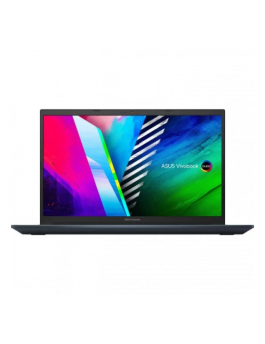  Laptop - ASUS Vivobook Pro 15 D3500QC-OLED007T AMD R7-5800H-16GB-SSD 512GB-RTX3050-4GB-15.6 FHD OLED-Win10-Quiet Blue