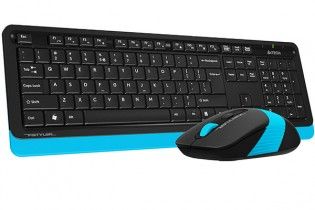  لوحات مفاتيح مع الماوس - KB+Mouse A4Tech Wireless FG1010 Blue