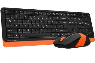  لوحات مفاتيح مع الماوس - KB+Mouse A4Tech Wireless FG1010 Orange