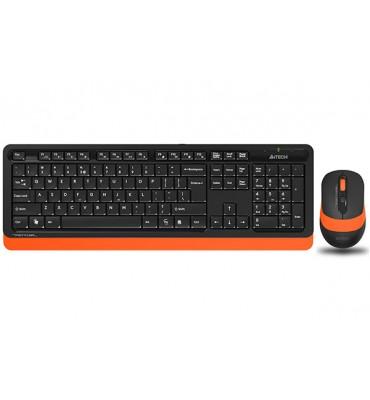 KB+Mouse A4Tech Wireless FG1010 Orange