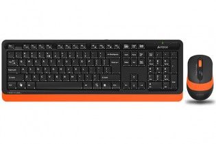  لوحات مفاتيح مع الماوس - KB+Mouse A4Tech Wireless FG1010 Orange