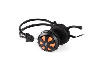  Headphones - Headset A4tech HS-28 Black + Orange