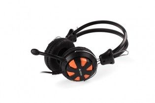  سماعات اذن - Headset A4tech HS-28 Black + Orange