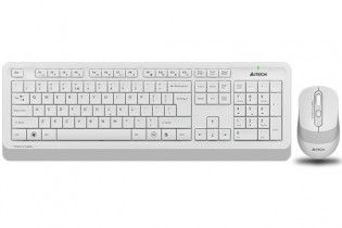  لوحات مفاتيح مع الماوس - KB+Mouse A4Tech Wireless FG1010 white