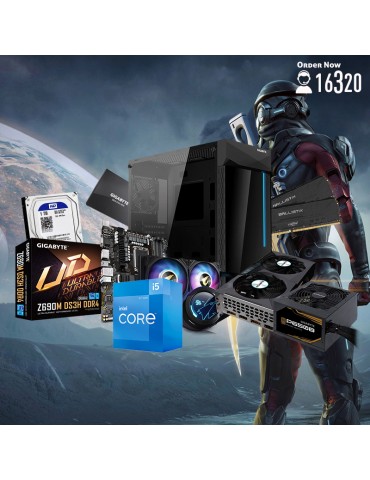 Bundle Intel® Core™ i5-12400F-Z690M DS3H-RTX™ 3050 EAGLE OC 8G-16G-1TB HDD- 120GB SSD-WATERFORCE X 240-ATX GIGABYTE™ C200