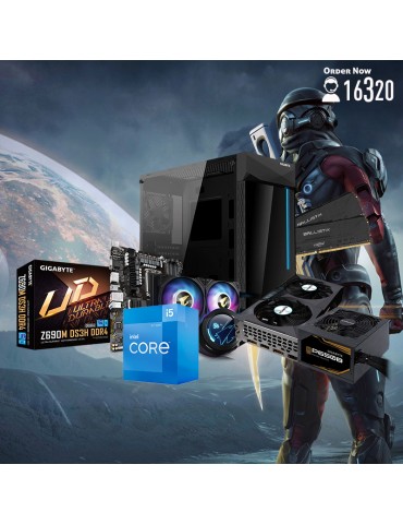 Bundle Intel® Core™ i5-12400F-Z690M DS3H-RTX™ 3050 EAGLE OC 8G-16G-ATX GIGABYTE™ C200-P650B 650W