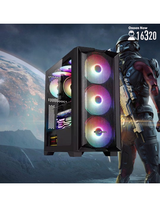  Gaming PC - Bundle Intel® Core™ i5-12400F-H610M S2H-RTX™ 3050 GAMING OC 8G-16G-ATX H450X-PSU 700W