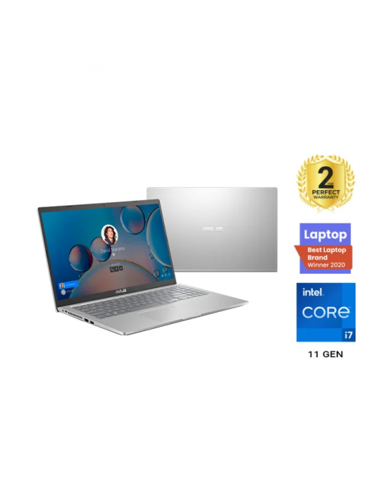  كمبيوتر محمول - ASUS Laptop X515EP-BQ254T i7-1165G7-8GB-SSD 512GB-MX330-2G-15.6 FHD-Win10-silver