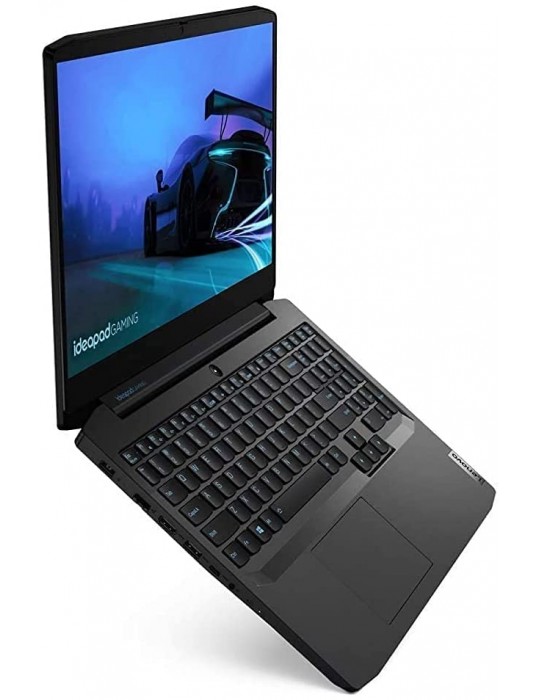  Laptop - Lenovo Gaming 3 15IMH05 i7-10750H-16GB-1TB-SSD 256GB-GTX1650Ti-4G-15.6 FHD IPS-DOS-Onyx-Black