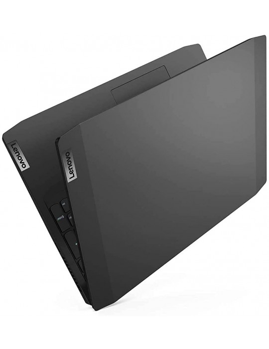  كمبيوتر محمول - Lenovo Gaming 3 15IMH05 i7-10750H-16GB-1TB-SSD 256GB-GTX1650Ti-4G-15.6 FHD IPS-DOS-Onyx-Black