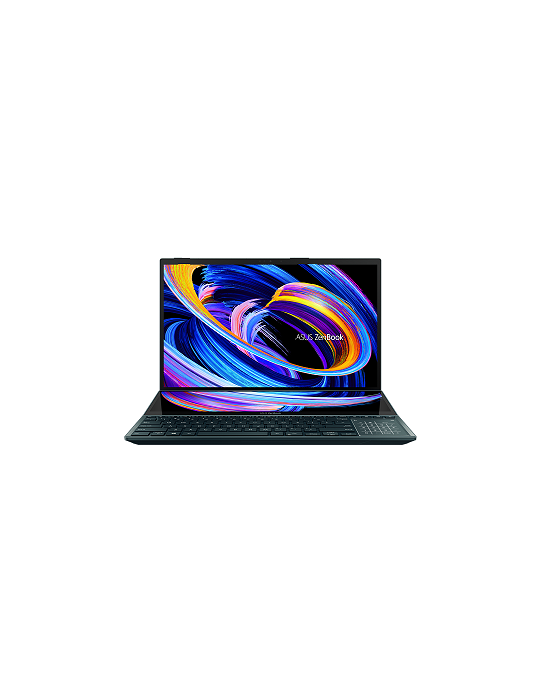  Home - ASUS ZenBook DUO UX582H-H2007W i9-11900H-32GB-SSD 1TB-RTX3080-16GB-15.6 4K OLED Touch-Win11-Backpack-Stylus pen