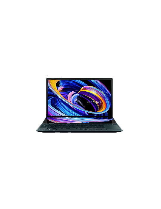 Laptop - ASUS ZenBook DUO UX482EG-HY007T i7-1165G7-16GB-SSD 1TB-MX450-2GB-14 FHD Touch-Win10-Celestial Blue-Sleeve-Stylus pen f