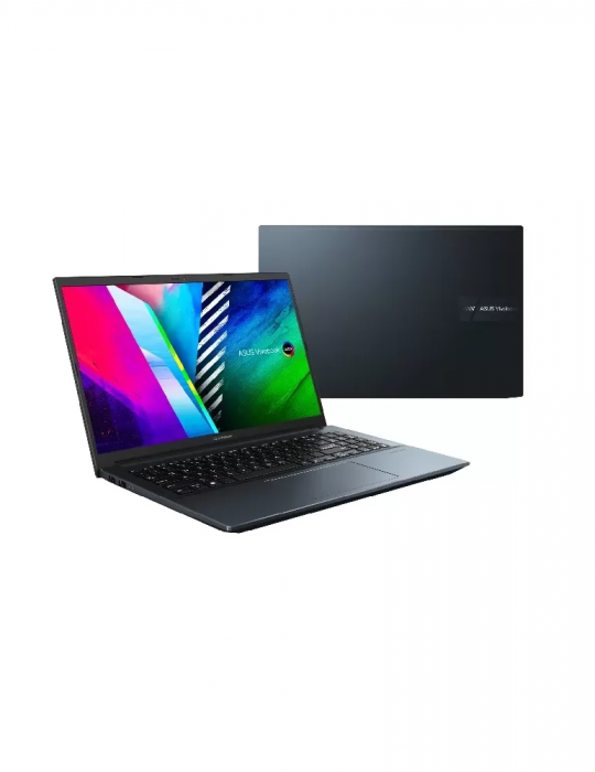  Laptop - ASUS Vivobook Pro 15 K3500PC-OLED007W i7-11370H-16GB-SSD 1TB-RTX3050-4GB-15.6 FHD OLED-Windows11-Quiet Blue