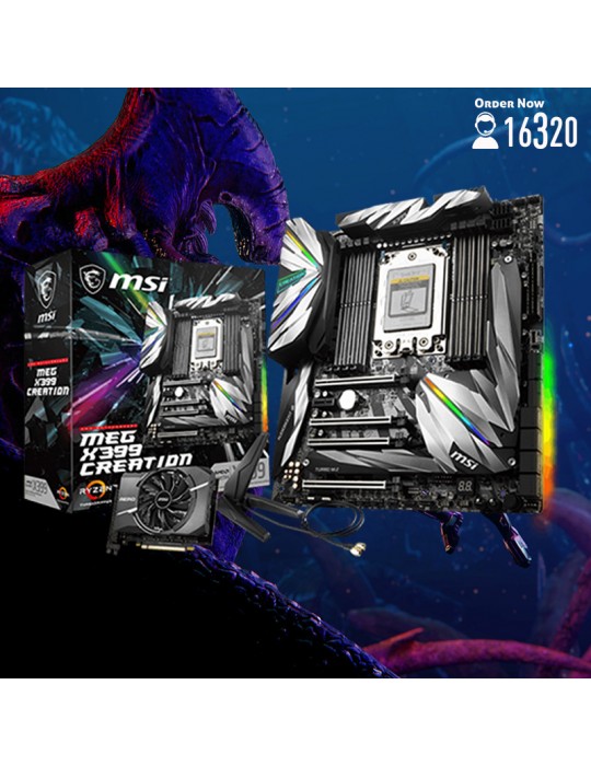  Home - Ryzen™ Threadripper™ 2990WX-MEG X399 CREATION-RTX™ 3080 Ti VISION OC 12G-16GB-1TB HDD-512 SSD-XPG Defender Pro-PSU P1200