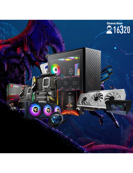  Gaming PC - Ryzen™ Threadripper™ 2990WX-X399 GAMING PRO-RTX™ 3080 Ti VISION OC 12G-16GB-1TB HDD-512 SSD-XPG Defender Pro-PSU P1