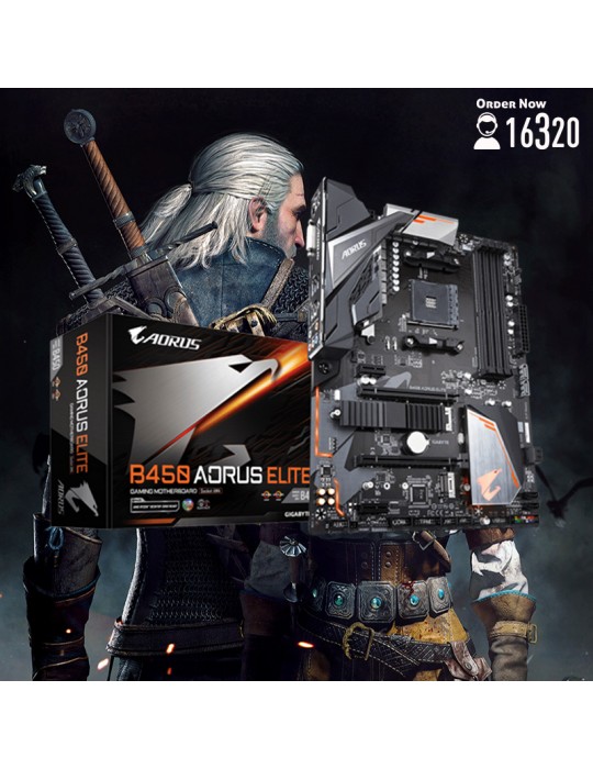  Gaming PC - Bundle AMD Ryzen™ 5 5600G-B450 AORUS Elite-16GB-1TB HDD-SSD 500GB-ATX H450X-PSU 700W 80-White