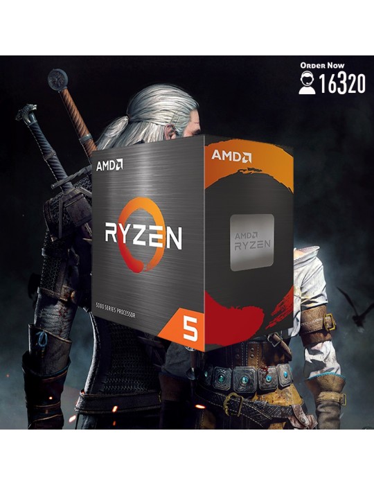  Gaming PC - Bundle AMD Ryzen™ 5 5600G-B450 AORUS Elite-16GB-1TB HDD-SSD 500GB-ATX H450X-PSU 700W 80-White