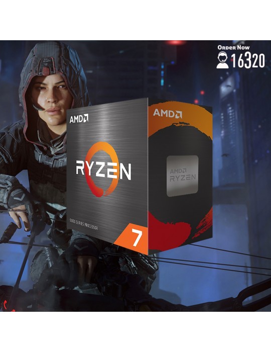  Gaming PC - Bundle AMD Ryzen™ 7 PRO 5750G-A520M DS3H-16GB-1TB HDD-SSD 500GB-ATX H450X-PSU 700W 80-White
