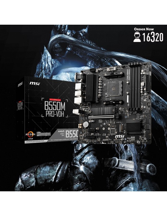  Gaming PC - Bundle AMD Ryzen™ 7 5700G-B550M PRO-VDH-16GB-1TB HDD-SSD 500GB-ATX H450X-PSU 700W 80-White