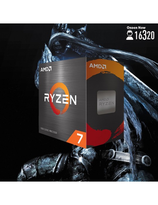  Gaming PC - Bundle AMD Ryzen™ 7 5700G-B550M PRO-VDH-16GB-1TB HDD-SSD 500GB-ATX H450X-PSU 700W 80-White